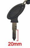 Keys - Scooter Key Key Blank - 35mm Blade for WOLF ISLANDER 50 > Part #260GRS55
