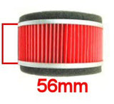Air Filter - GY6 Stock Round Air Filter Type-2 > Part #164GRS222
