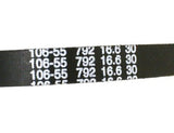 Drive Belt - Universal Parts Standard CVT Drive Belt 792-16.6-30 > Part #106GRS55