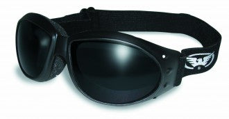 Riding Glasses - Eliminator Style Riding Glasses with Super Dark Lenses > Part #GL-ELIM-SD